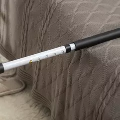 HOMCOM Safety Bed Rail, Height Adjustable Bed Assist Rail with Storage Pocket, Grab Bar for Disabled and Senior, White - 8