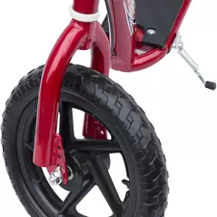 HOMCOM Kids Scooter Kick Scooter, with 12" EVA Tyres, Rear Brake, Big Wheels Scooter for 5-12 Years , Red - 8