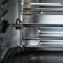 HOMCOM 12L 8 in 1 Digital Air Fryer Oven with Roast, Bake, Dehydrate, 8 Preset Modes, Rapid Air Circulation, Timer, Inner Light, Memory Function, 1800W, Dish Wash Accessory, Black - 9