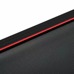 HOMCOM Foldable Walking Treadmill, with LED Display and Wheels, for Home, Office, Gym, Red - 8