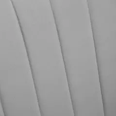 HOMCOM Velvet Armchair, Upholstered Accent Chair with Golden Steel Legs, Modern Vanity Chair for Living Room and Bedroom, Light Grey - 9