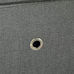 HOMCOM Clothes Rail, Metal Coat Stand, Garment Rack with 2 Fabric Storage Drawers, Single Wardrobe for Bedroom, Hallway, Rustic Brown and Grey - 9