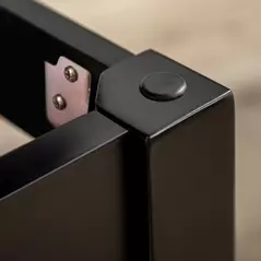 HOMCOM Classic Piano Bench Stool, PU Leather Padded Keyboard Stool with Rubber Wood Legs and Music Storage Compartment, Black - 9