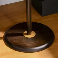 HOMCOM Vintage Coat Rack Stand Freestanding Hall Tree with 6 Hooks Bamboo Frame for Entryway Hallway Bedroom Walnut - 7