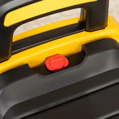 HOMCOM Ride on Tractor, CAT Licensed Kids Ride On Digger Excavator, Construction Toy Car with Adjustable Bucket, Horn, for Ages 1.5-3 Years - 9