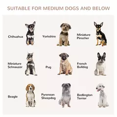 PawHut Dog Crate End Table Furniture Style Dog Cage w/ Three Doors, Locks and Latches - Grey - 4