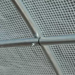 Outsunny 6 x 3 x 2 m Polytunnel Greenhouse, Walk in Polytunnel Tent with Metal Frame, Zippered Door and 8 Windows for Garden and Backyard, White - 9