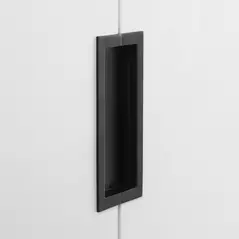 HOMCOM 2 Door Wardrobe, Modern Wardrobe with 3 Drawers and Hanging Rod for Bedroom, Black - 9