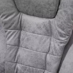 Vinsetto Heated 6 Points Vibration Massage Executive Office Chair Adjustable Swivel Ergonomic High Back Desk Chair Recliner with Footrest Grey - 9