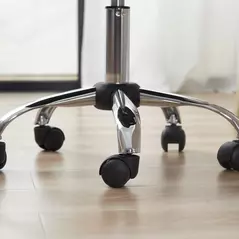 Vinsetto Office Chair, Armless Desk Chair, Adjustable Computer Swivel Chair with Rolling Wheels and Mesh Back for Home Work Study, Black - 9