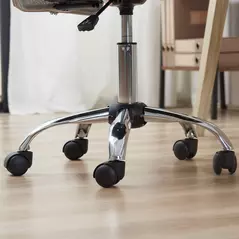 Vinsetto Office Chair, Armless Desk Chair, Adjustable Computer Swivel Chair with Rolling Wheels and Mesh Back for Home Work Study, Grey - 9