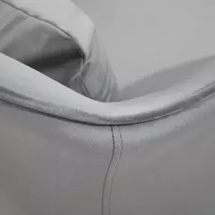 Vinsetto Velvet Office Chair, Desk Chair, Makeup Vanity Chair with Massage Lumbar Pillow and Rolling Wheels for Bedroom and Home, Grey - 9