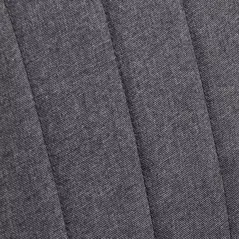 HOMCOM Modern Double Seat Sofa Loveseat Couch 2 Seater Compact Sofa Padded Linen Wood Leg Dark Grey - 9