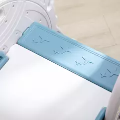 AIYAPLAY Space-Themed Baby Slide, Indoor Freestanding Kids Slide, for Ages 1.5-3 Years - Blue - 9