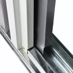 Outsunny 5 x 3ft Garden Storage Shed with Sliding Door and Sloped Roof Outdoor Equipment Tool, Black - 9