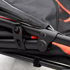 PawHut Foldable Pet Stroller, with Universal Wheels, Shock Absorber, for Medium and Large Dogs - Red - 8