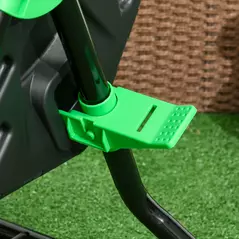 Outsunny 65L Garden Compost Bin, Single Chamber Rotating Composter, Compost Maker with 24 Ventilation Openings and Steel Legs - 8