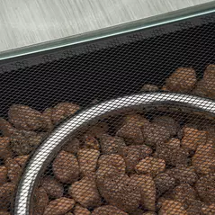 Outsunny Outdoor PE Rattan Gas Fire Pit Table, Patio Square Propane Heater with Rain Cover, Glass Windscreen, and Lava Stone, 50,000 BTU, Grey - 8