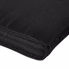 Outsunny Garden Sun Lounger Cushion Replacement Soft Sunbed Reclining Chair Relaxer Pad with Pillow, Cushion ONLY - Black - 8