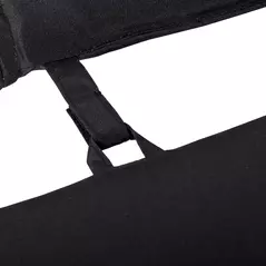 Outsunny Garden Sun Lounger Cushion Replacement Soft Sunbed Reclining Chair Relaxer Pad with Pillow, Cushion ONLY - Black - 9