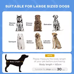 PawHut Raised Dog Bed Waterproof Elevated Pet Cot with Breathable Mesh UV Protection Canopy Blue, for Large Dogs, 92 x 76 x 90cm - 4