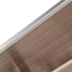 Outsunny Front Door Canopy Outdoor Awning Aluminium Rigid Plastic Polycarbonate Rain Shelter UV Water Rain Resistant 100 x 75cm Brown - 7