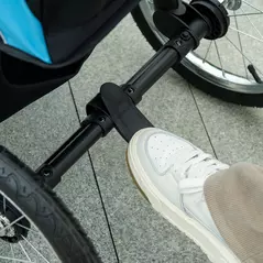 PawHut Foldable Pet stroller, Dog Buggy with Three Wheels, for Small/Medium Dogs, Blue - 8