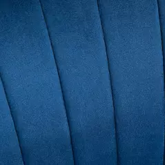 HOMCOM Velvet Accent Chair Occasional Tub Seat Padding Curved Back w/ Ottoman Wood Frame Legs Home Furniture, Dark Blue - 9