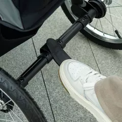 PawHut Foldable Pet stroller, Dog Buggy with Three Wheels, for Small/Medium Dogs, Grey - 8