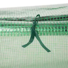 Outsunny Mini Greenhouse, Small Plant Grow House for Outdoor with Durable PE Cover, Observation Windows, 180 x 60 x 60 cm, Green - 9