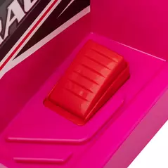 HOMCOM 6V Quad Bike with Back Trailer, Wear-Resistant Wheels, for Ages 18-36 Months, Pink - 9