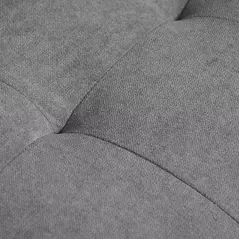 HOMCOM Modern 2 Seater Sofa with Hidden Storage, 117cm Tufted Cotton Couch with Wood Legs, Compact Loveseat for Living Room, Kitchen, Grey - 9