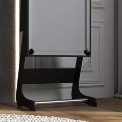 SPORTNOW 3.5ft Folding Pool Table, Snooker Table with Two Cues, 16 Balls, Chalk, Triangle, Brush - Grey - 8