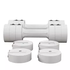 SPORTNOW Dumbbells Set, Adjustable Weights for Women Men Home Gym Workout, 2.5KG x 2 - 1