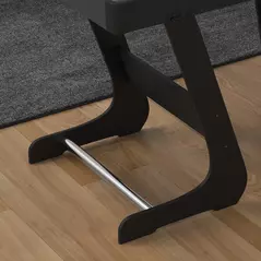 SPORTNOW 3.5ft Folding Pool Table, Snooker Table with Two Cues, 16 Balls, Chalk, Triangle, Brush - Grey - 5