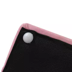 HOMCOM 2 In 1 Toddler Sofa Chair,  48 x 44 x 41 cm, for Game Relax Playroom, Pink - 7