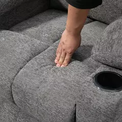 HOMCOM Electric Riser and Recliner Chair for Elderly, Power Lift Recliner Chair with Remote Control, Grey - 9