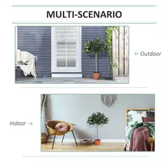 Outsunny 3ft Artificial Olive Tree Indoor Plant Greenery for Home Office Potted in An Orange Pot Set of 2 - 5