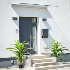 Outsunny Set of Two Artificial Dracaena Plants - 2