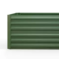 Outsunny Raised Beds for Garden, Galvanised Steel Outdoor Planters with Multi-reinforced Rods, 180 x 90 x 59 cm, Green - 7