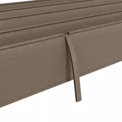 Outsunny Pergola Cover Roof, 2.86 x 2.45 m Retractable Sun Shade Top for 3 x 2m Pergola Frame, UV30+ Protected, Coffee - 8