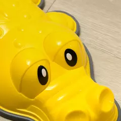 ZONEKIZ 6PCs Kids Stepping Stones, Crocodile-Designed Sensory Toys, with Anti-Slip Edge Balance River Stones - 8