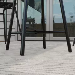 Outsunny Rattan Border Outdoor Side Table - Grey - 7