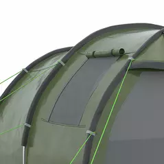 Outsunny Two Room Tunnel Tent Camping Tent for  3-4 Man with Windows, Covers, Carry Bag, for Fishing, Hiking, Sports, Green - 8