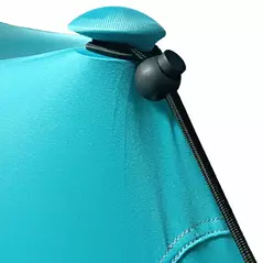 Outsunny Beach Tent Event Shelter with Detachable Sidewall and Carry Bag, for Camping, Trips, Fishing, Picnics, Sky Blue - 9