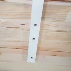 HOMCOM Four-Seater Farmhouse-Style Wooden Table - 8