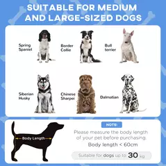 PawHut Cooling Raised Pet Bed w/ Washable Breathable Mesh, for Medium, Large Dogs, 91 x 76 x 89cm - Dark Blue - 4