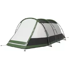 Outsunny Three-Man Camping Tent, with Two Rooms and Porch - Green - 1