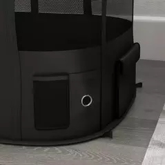 PawHut Foldable Dog Pen with Storage Bag for Indoor/Outdoor Use, Portable Pet playpen, with Ground Stakes - Yellow - 9