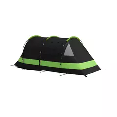 Outsunny Four Man, Two Room Blackout Tent, with Accessories - Black - 1